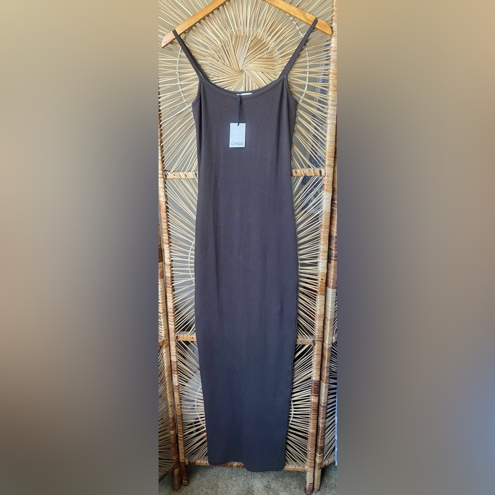 REVOLVE Clyque Donya Maxi Dress Espresso Size Small NWT - Picture 5 of 10